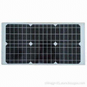 Mono-crystalline Solar Panel, 30W, 18V